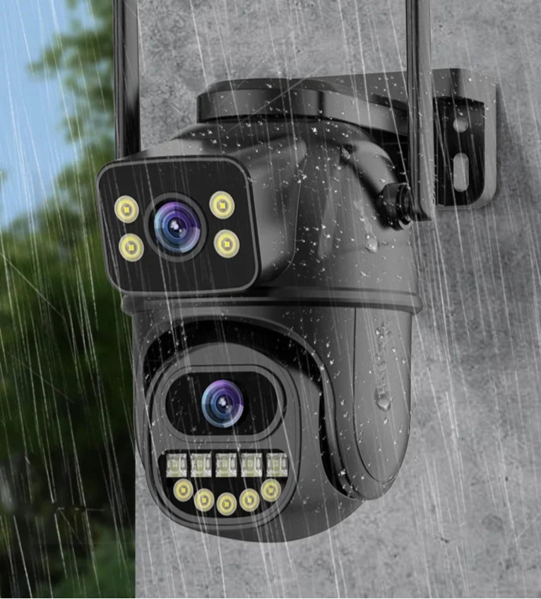 Envoza Vision 4K Pro – Smart Dual-Lens Security Camera with AI Detection & Night Vision