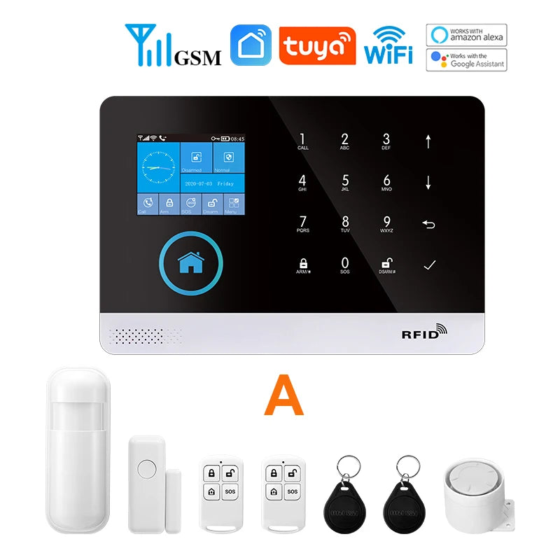 Envoza Smart Home Security Alarm System – Alexa Compatible | Motion Detection & Doorbell Function