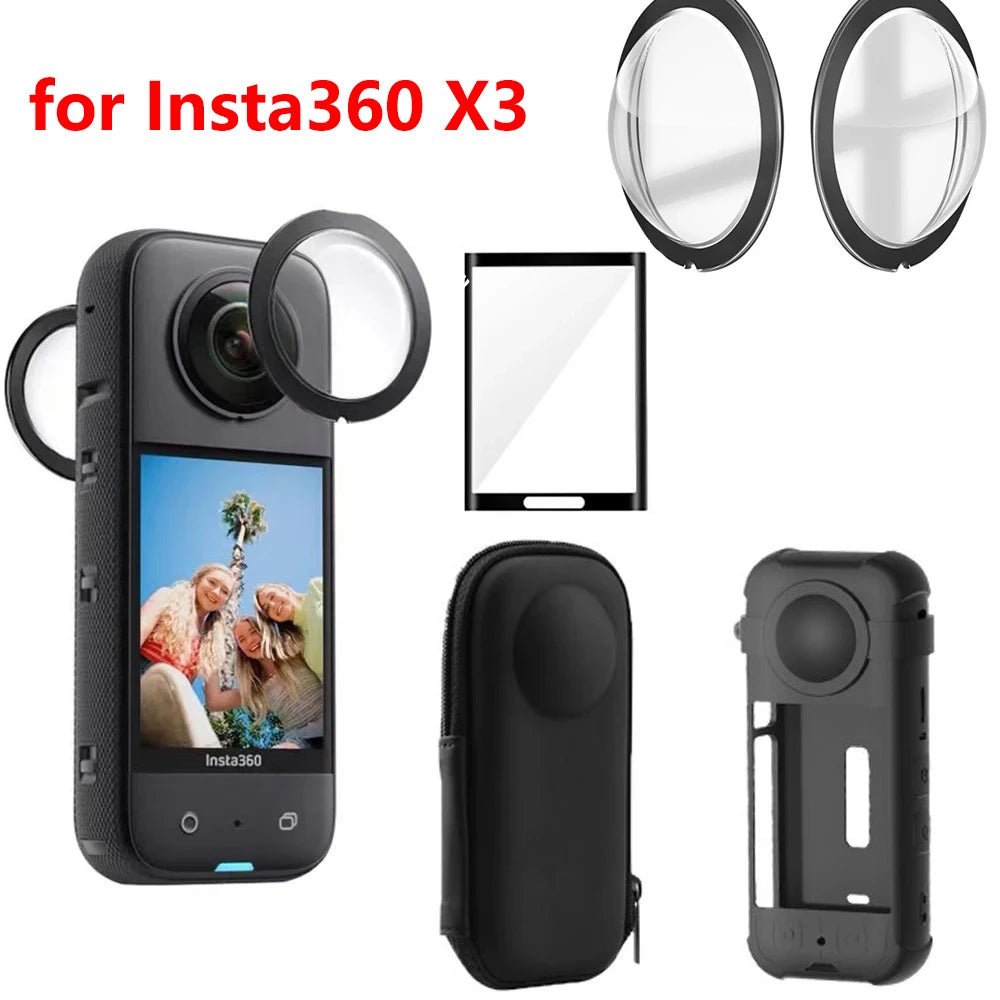 Protective Lens & Body Cover for Insta360 X3