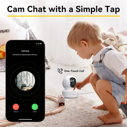 Envoza Smart 2K Pet & Baby Camera – Seamless Monitoring