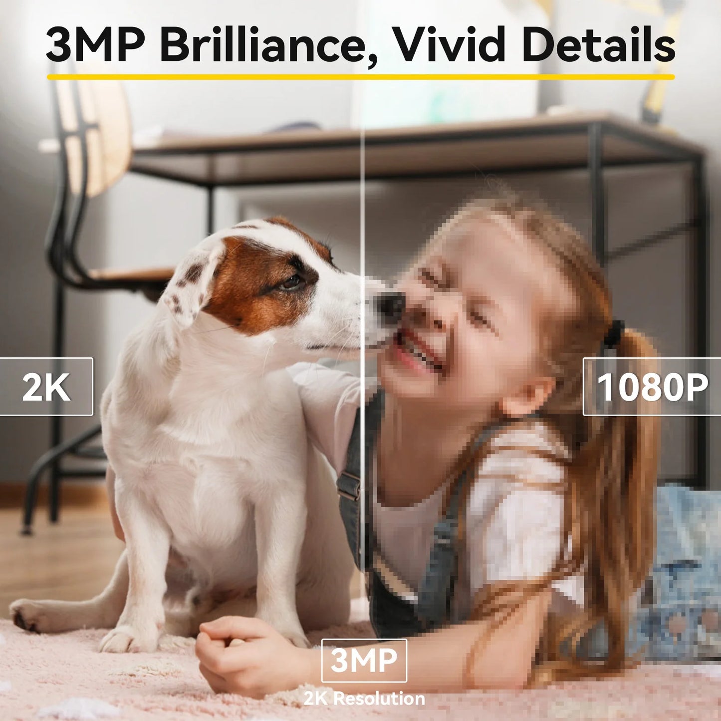 Envoza Smart 2K Pet & Baby Camera – Seamless Monitoring