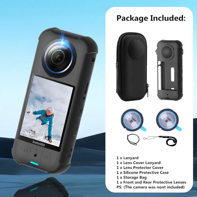 Protective Lens & Body Cover for Insta360 X3