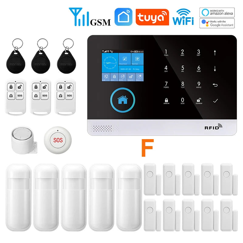 Envoza Smart Home Security Alarm System – Alexa Compatible | Motion Detection & Doorbell Function