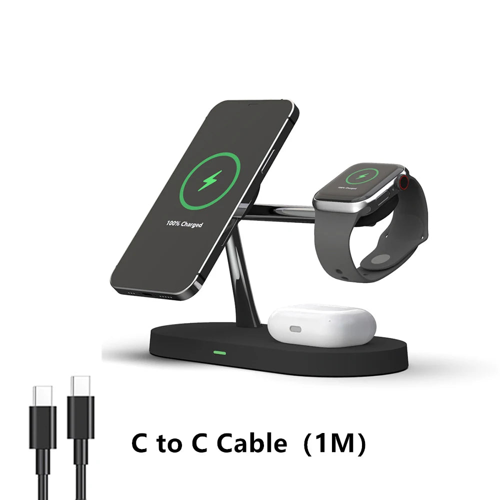 3-in-1 Wireless Fast Charging Stand – Power Up Effortlessly!
