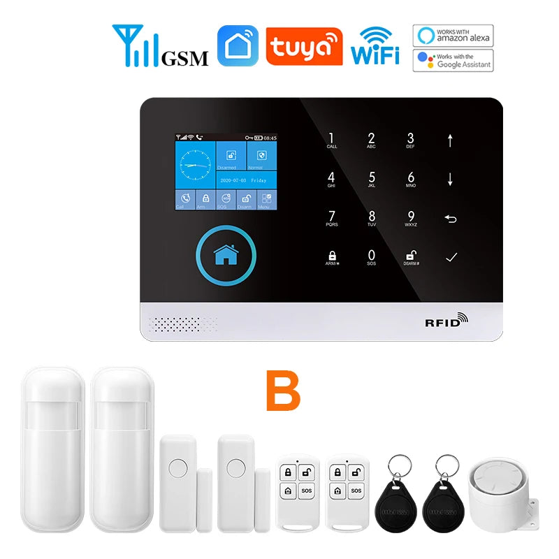 Envoza Smart Home Security Alarm System – Alexa Compatible | Motion Detection & Doorbell Function