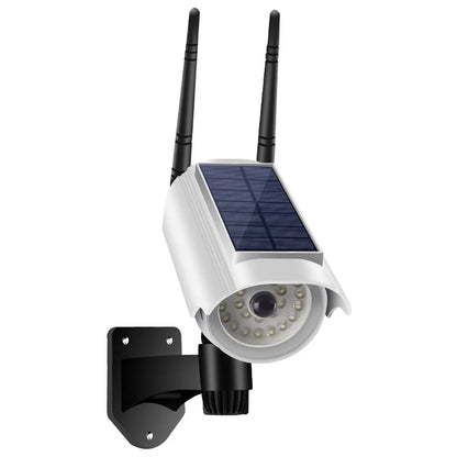 Envoza Solar-Powered Outdoor Motion Sensor Light with Camera Simulation