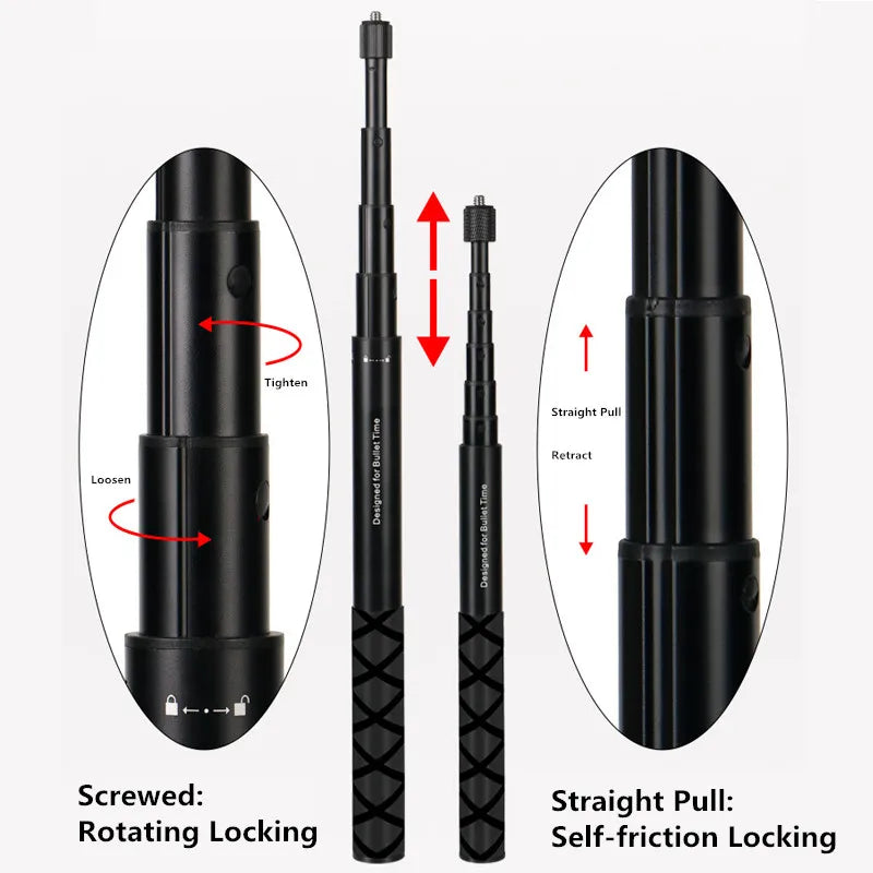 Invisible Selfie Stick for Insta360 X3/X2/X4